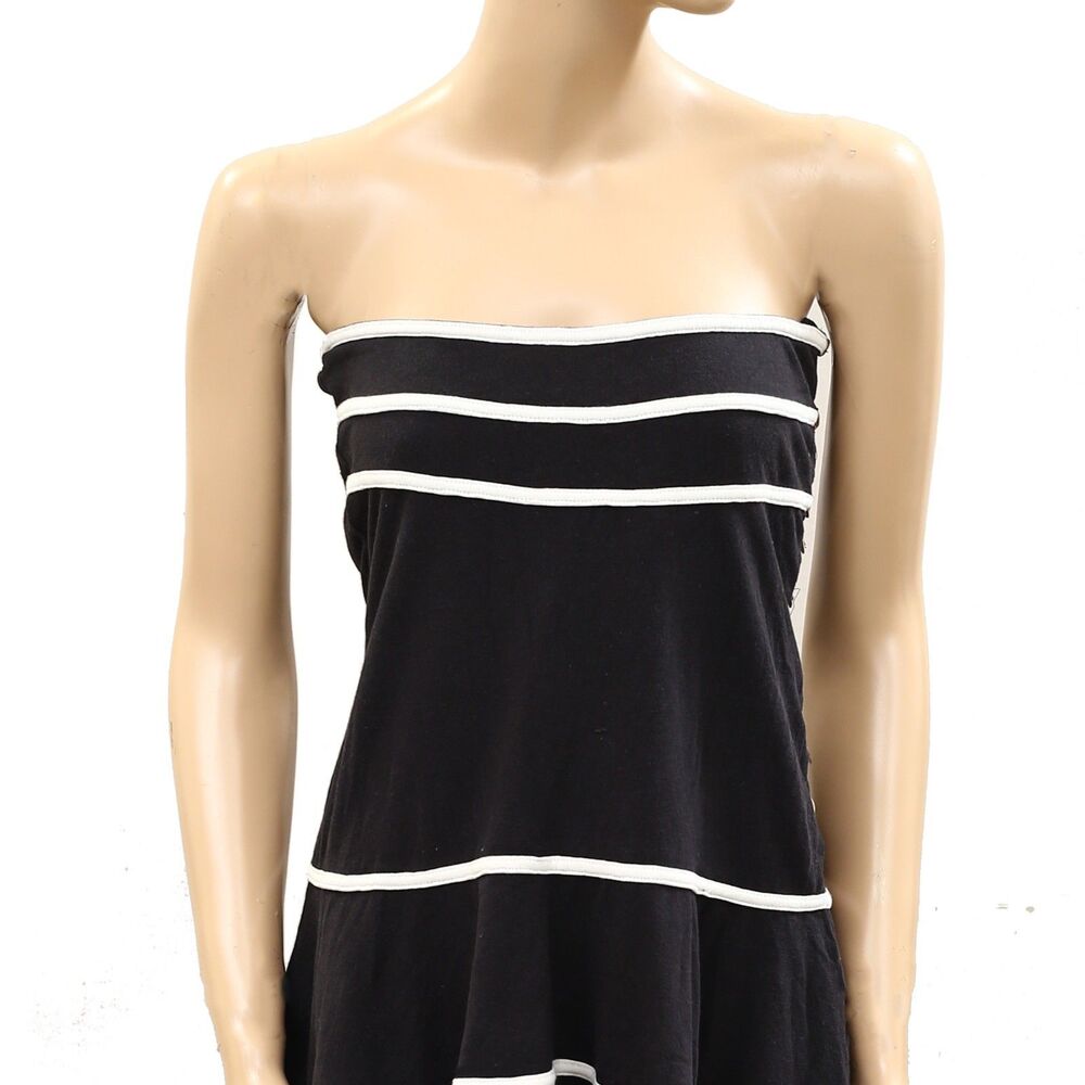 Free People Free-Est Ravine Mini Dress Contrast Tube Cotton Swing XL 286779 - Picture 5 of 6